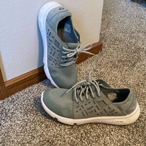Greenish gray, Sperry athletic shoes